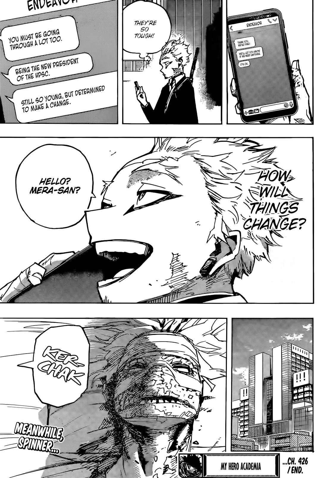 Boku no Hero Academia Chapter 426 16